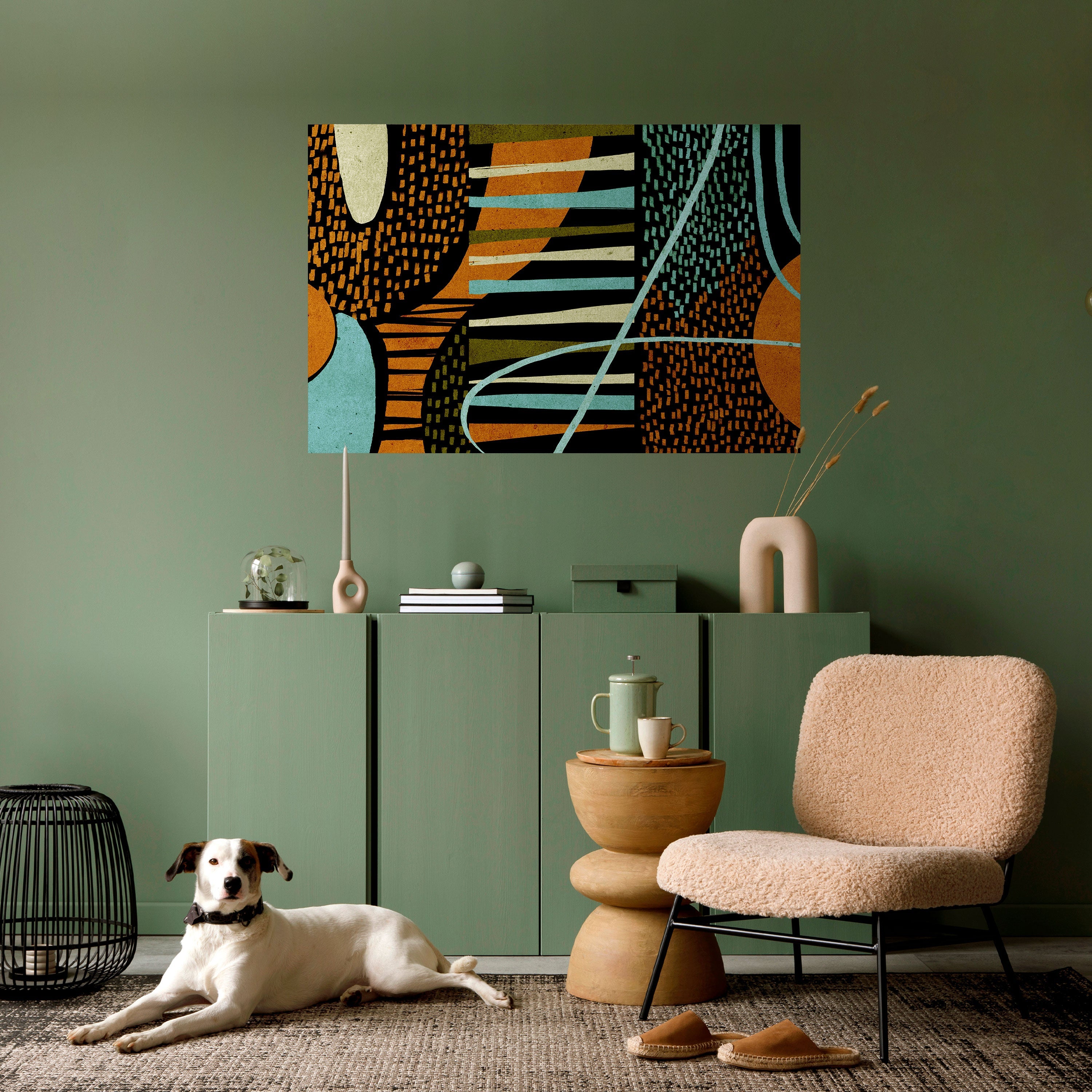 CLEAR CREATION Peel and Stick Horizontal Poster