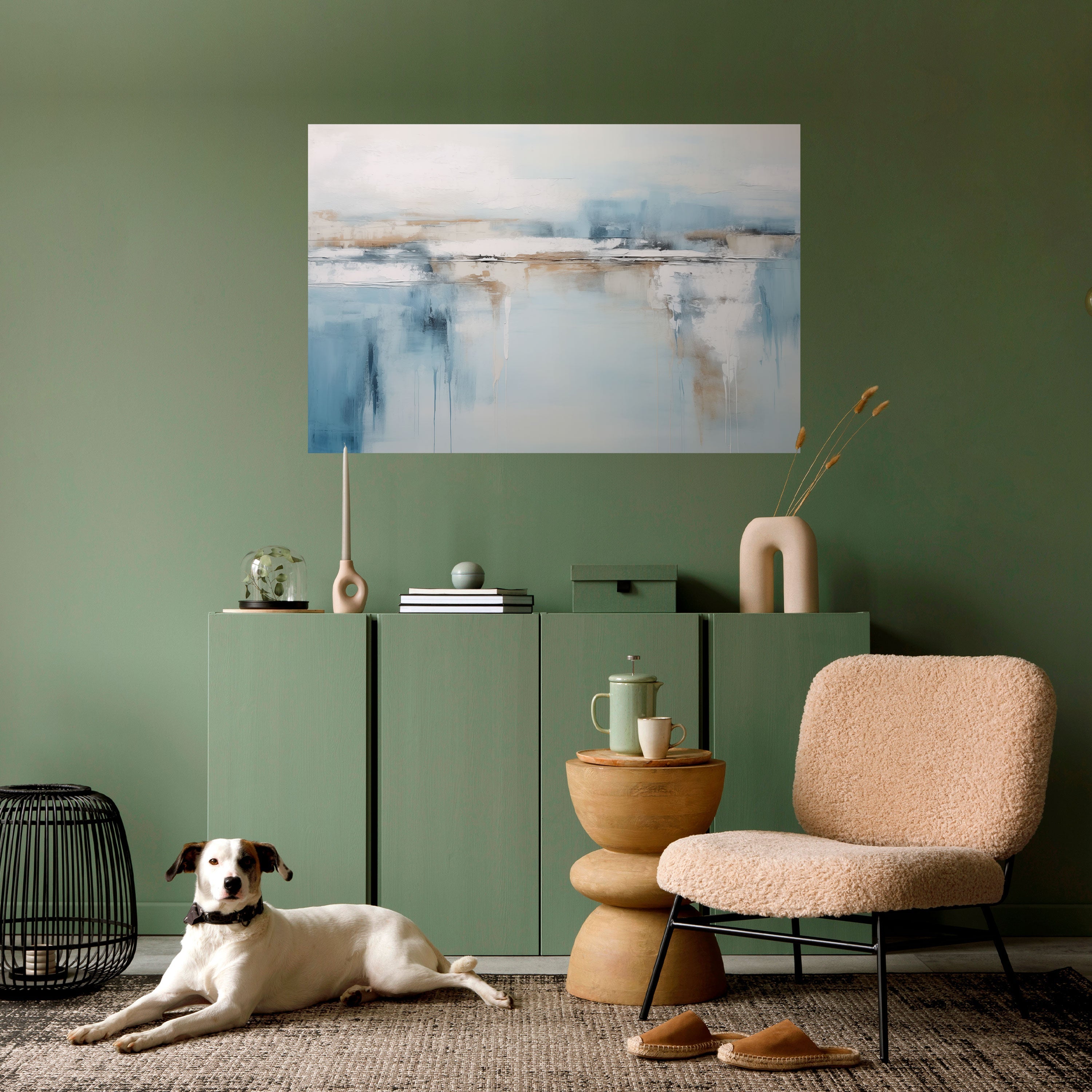 INDYGO SHADOW Peel and Stick Horizontal Poster