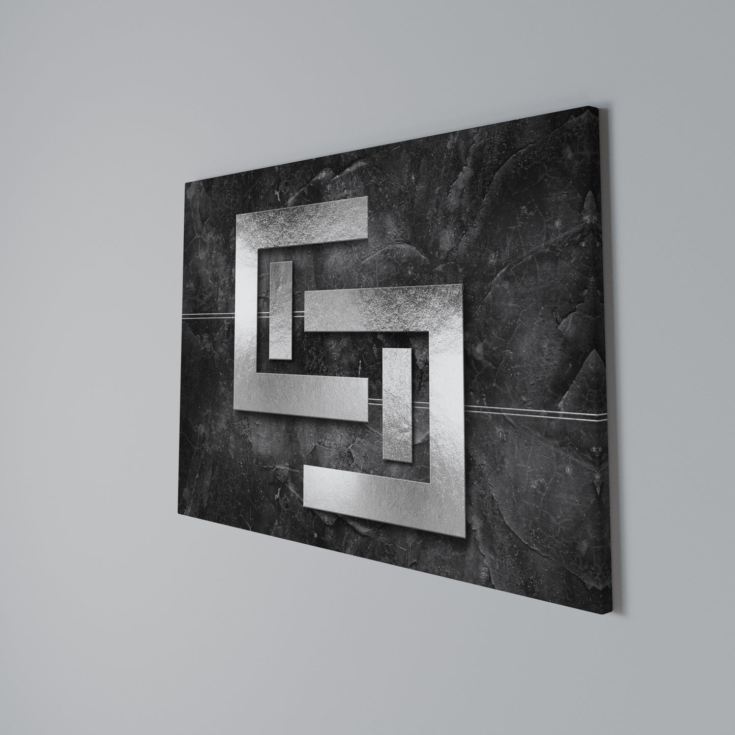 STEEL CAPTURE Horizontal Canvas Print