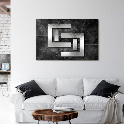 STEEL CAPTURE Horizontal Canvas Print
