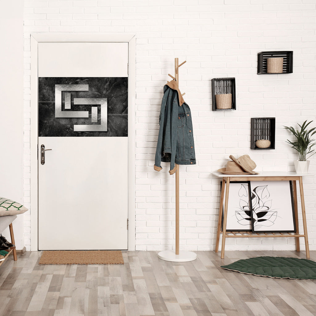 STEEL CAPTURE Peel and Stick Horizontal Poster