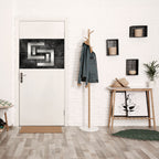 STEEL CAPTURE Peel and Stick Horizontal Poster