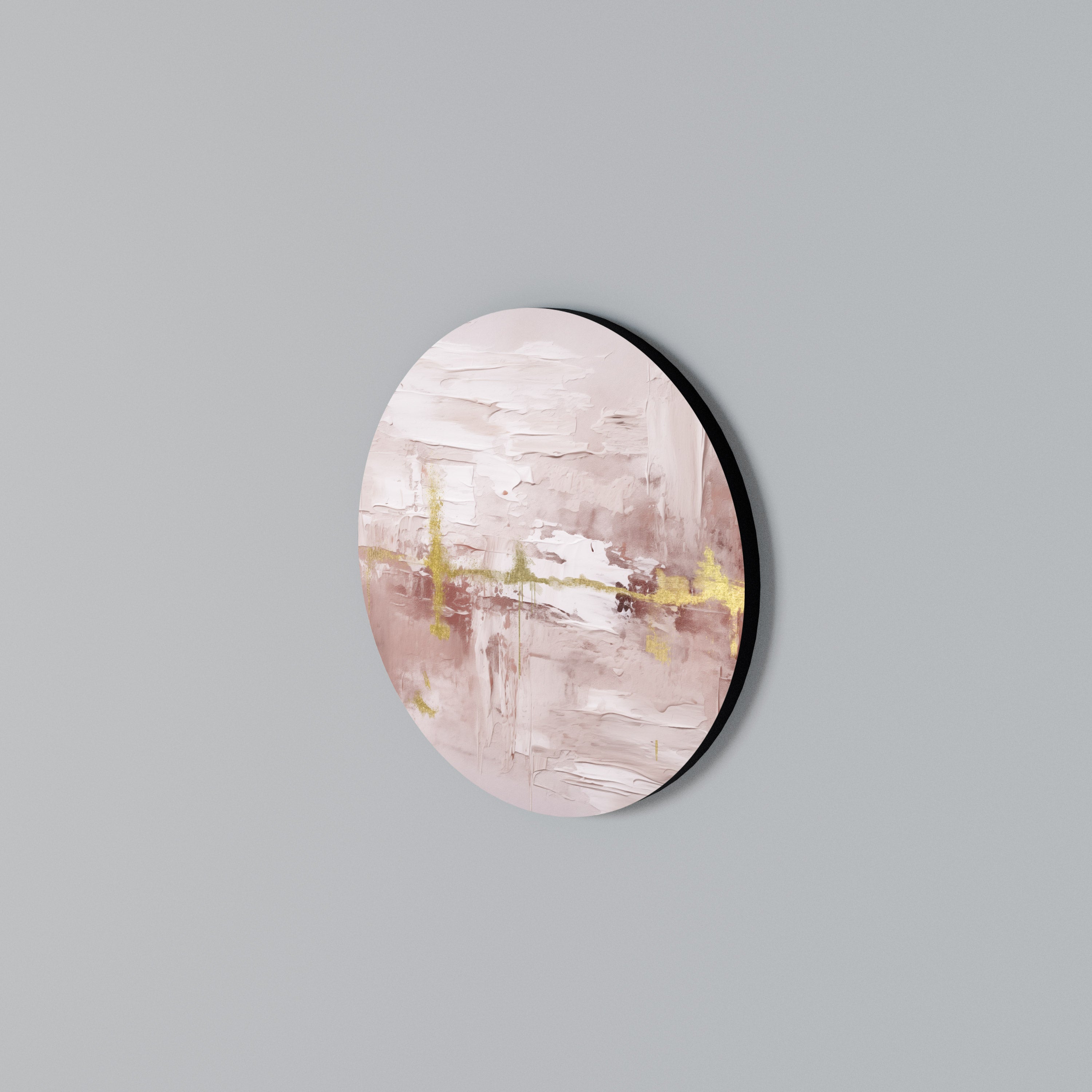 PROSECCO IMPRESSION Round Wall Art