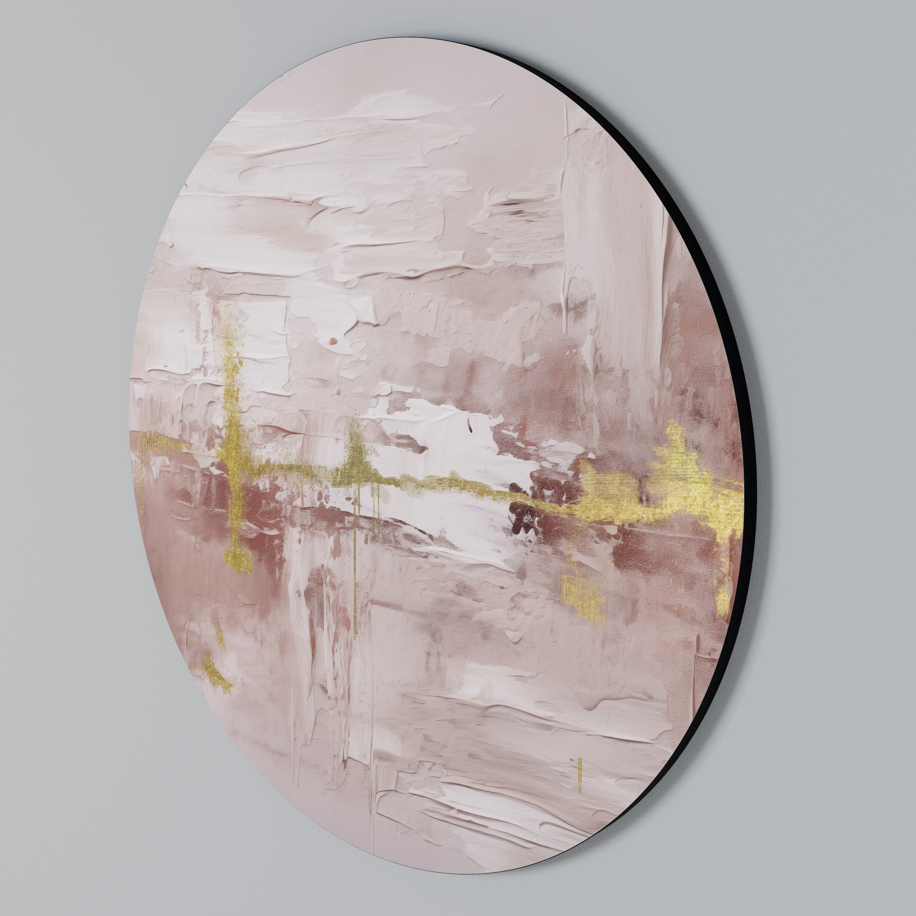 PROSECCO IMPRESSION Round Wall Art