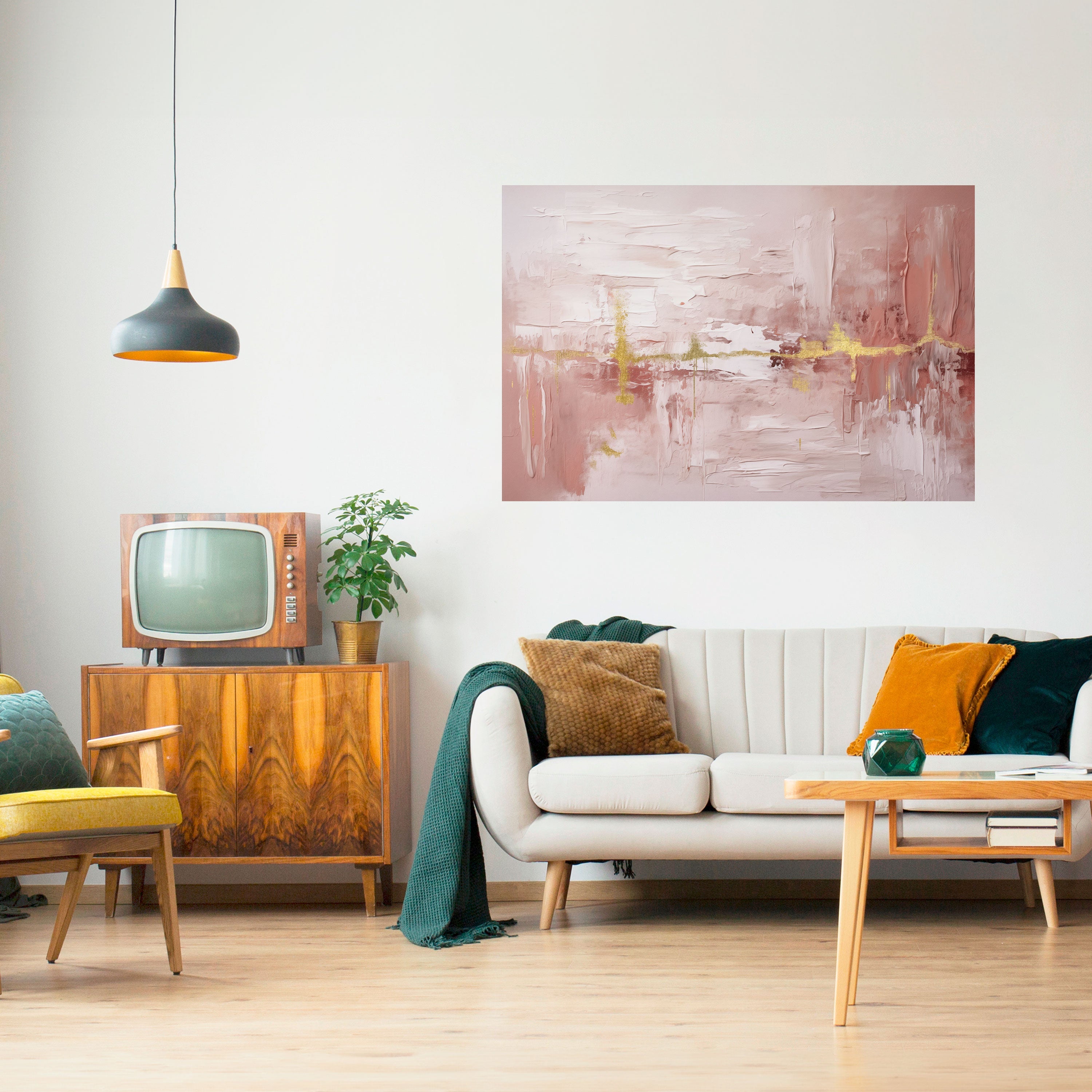 PROSECCO IMPRESSION Peel and Stick Horizontal Poster