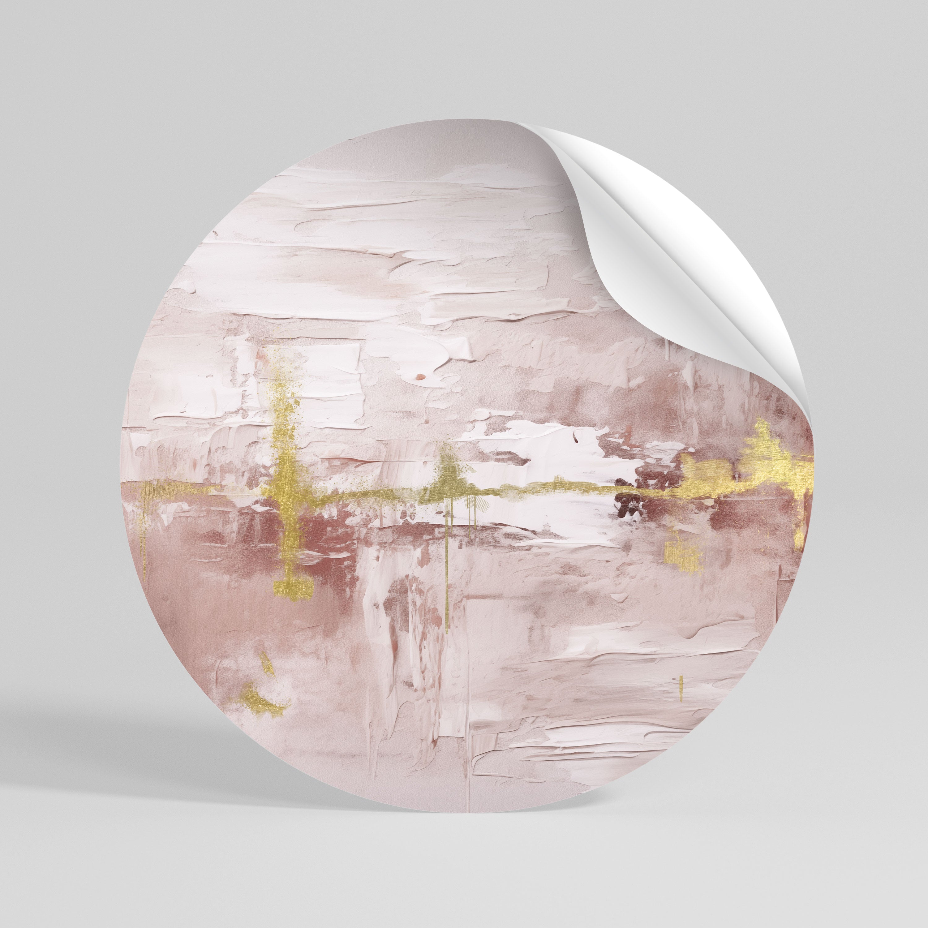 PROSECCO IMPRESSION - Autocolante Redondo Removível