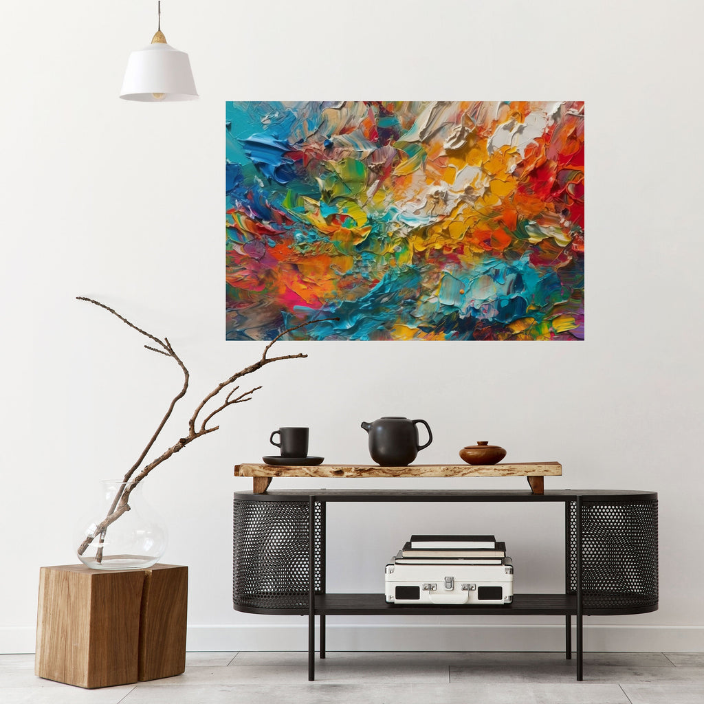 WHISPERS OF COLOR Poster Horizontal Autocolante