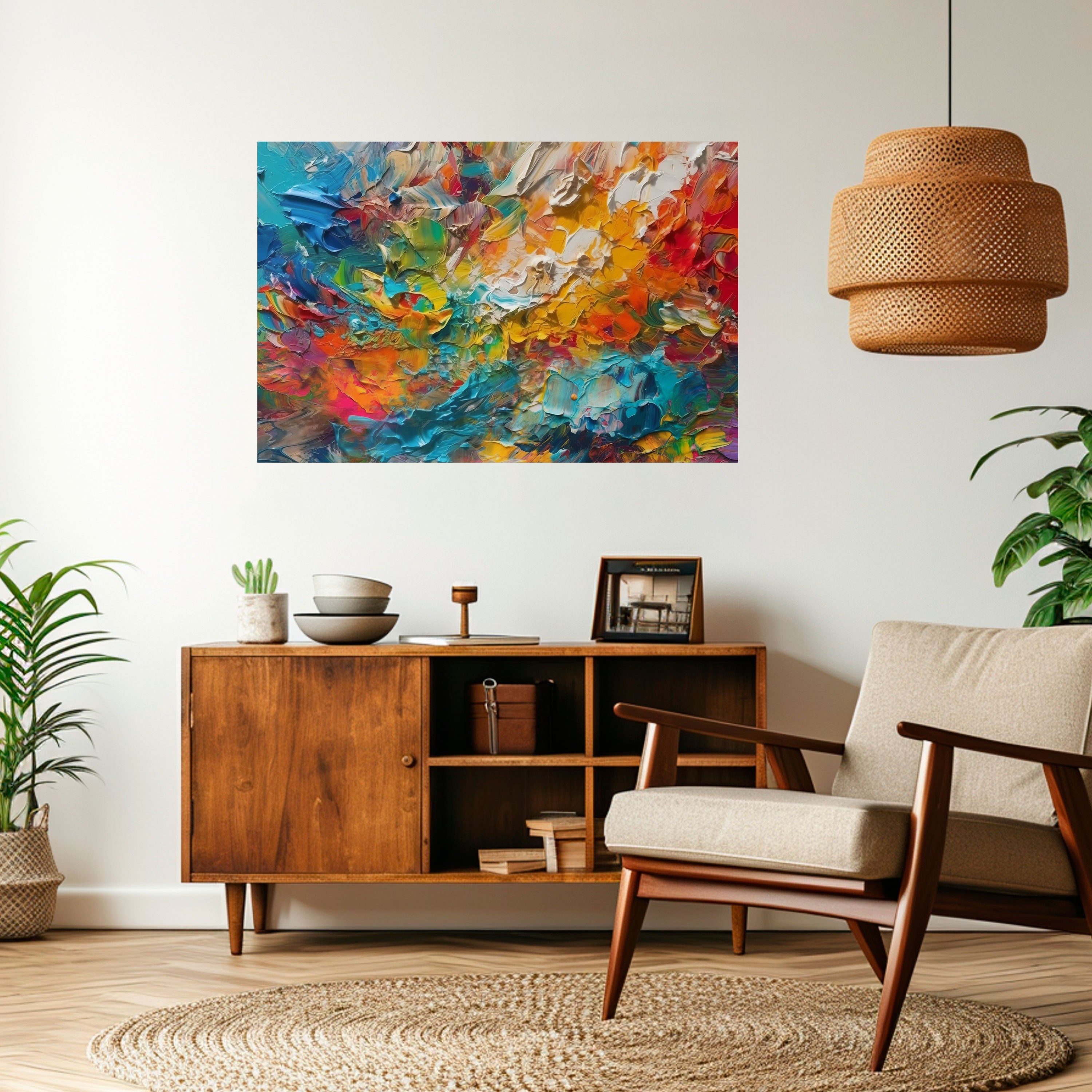 WHISPERS OF COLOR Poster Horizontal Autocolante