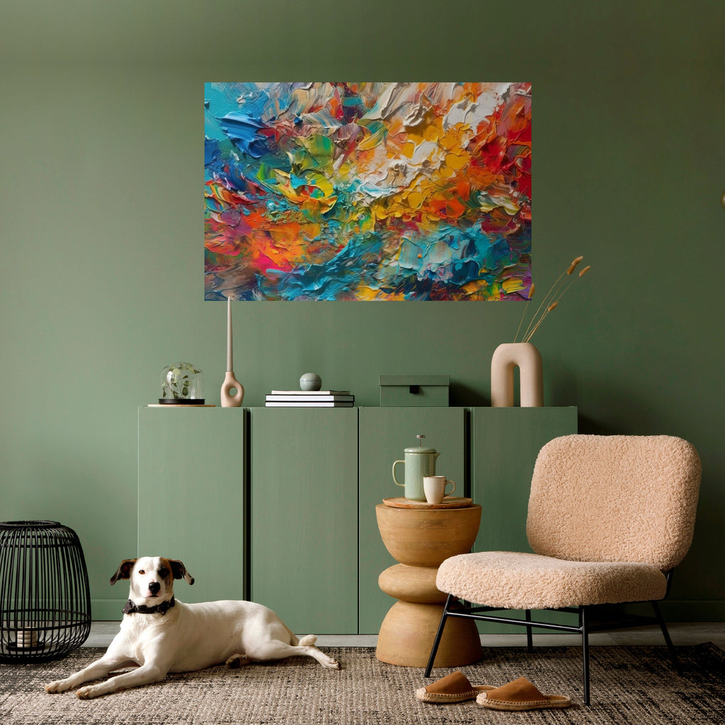 WHISPERS OF COLOR Poster Horizontal Autocolante