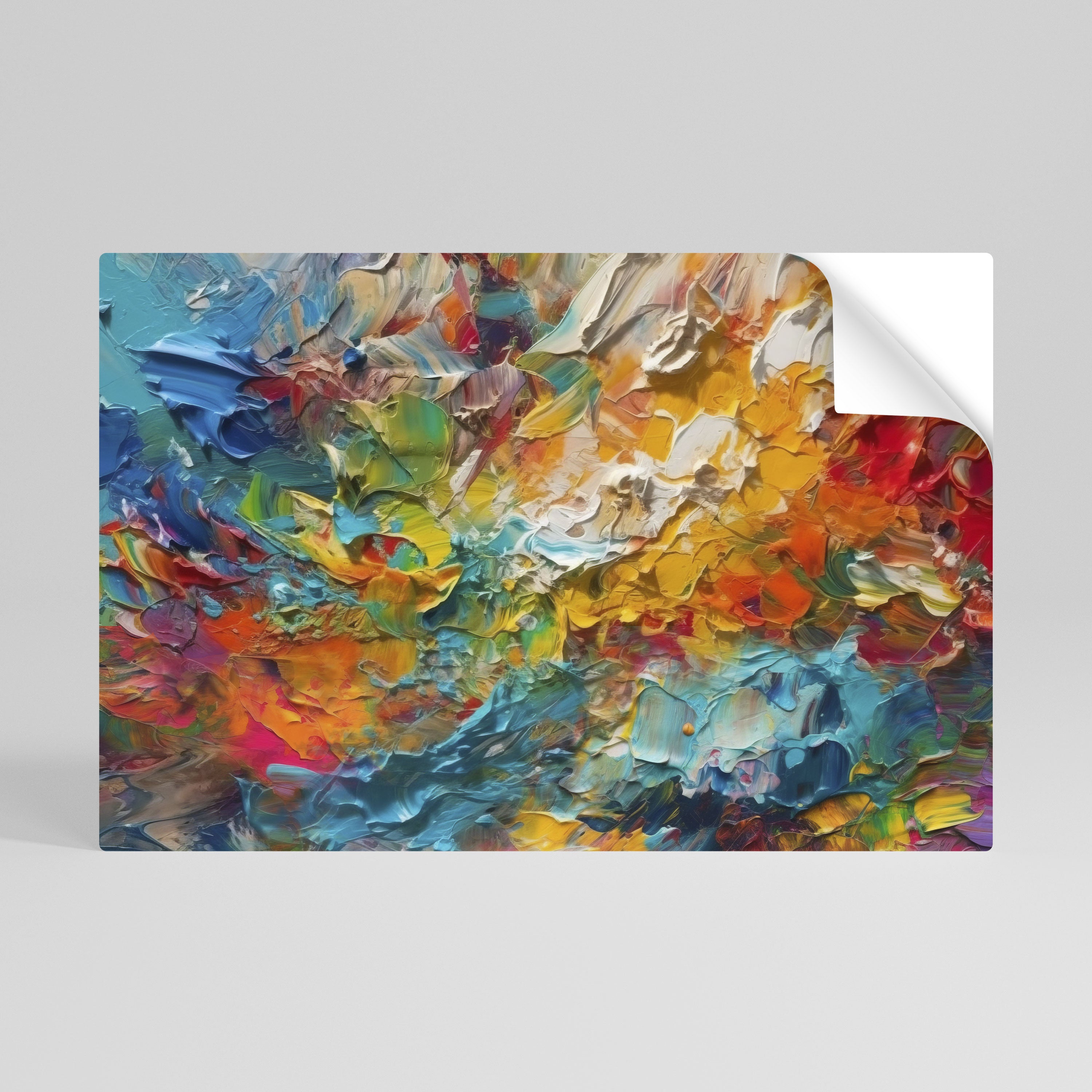 WHISPERS OF COLOR Póster Autocolante Horizontal