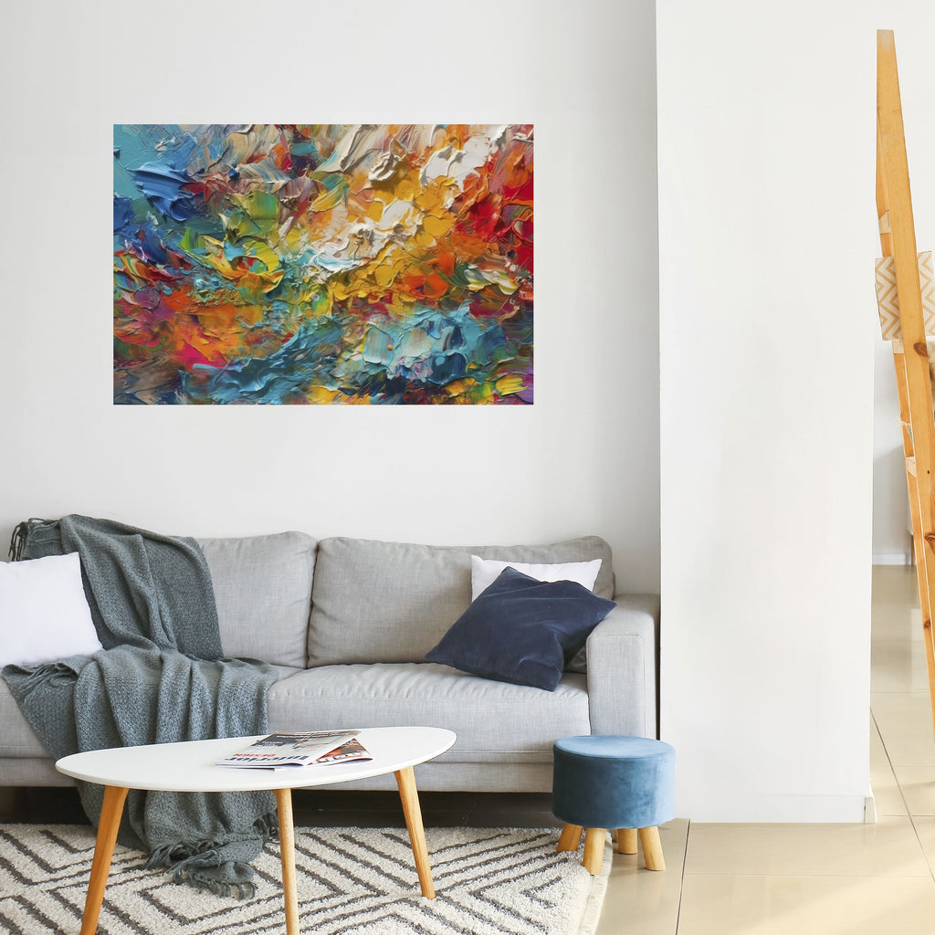 WHISPERS OF COLOR Poster Horizontal Autocolante