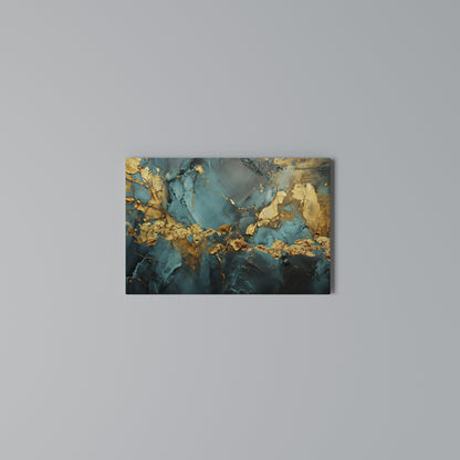CELESTIAL GOLDRUSH Horizontal Canvas Print