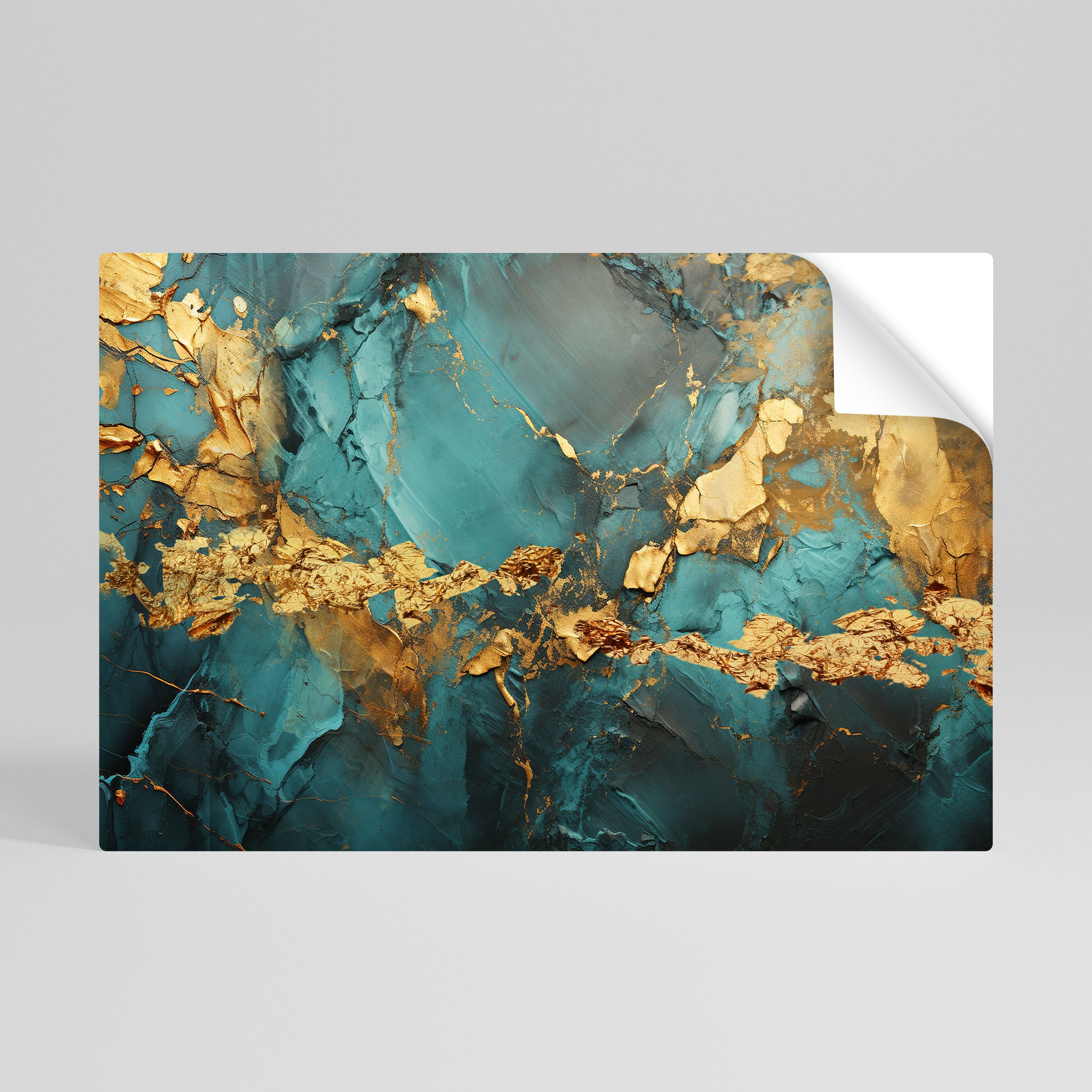 CELESTIAL GOLDRUSH Póster Autocolante Horizontal