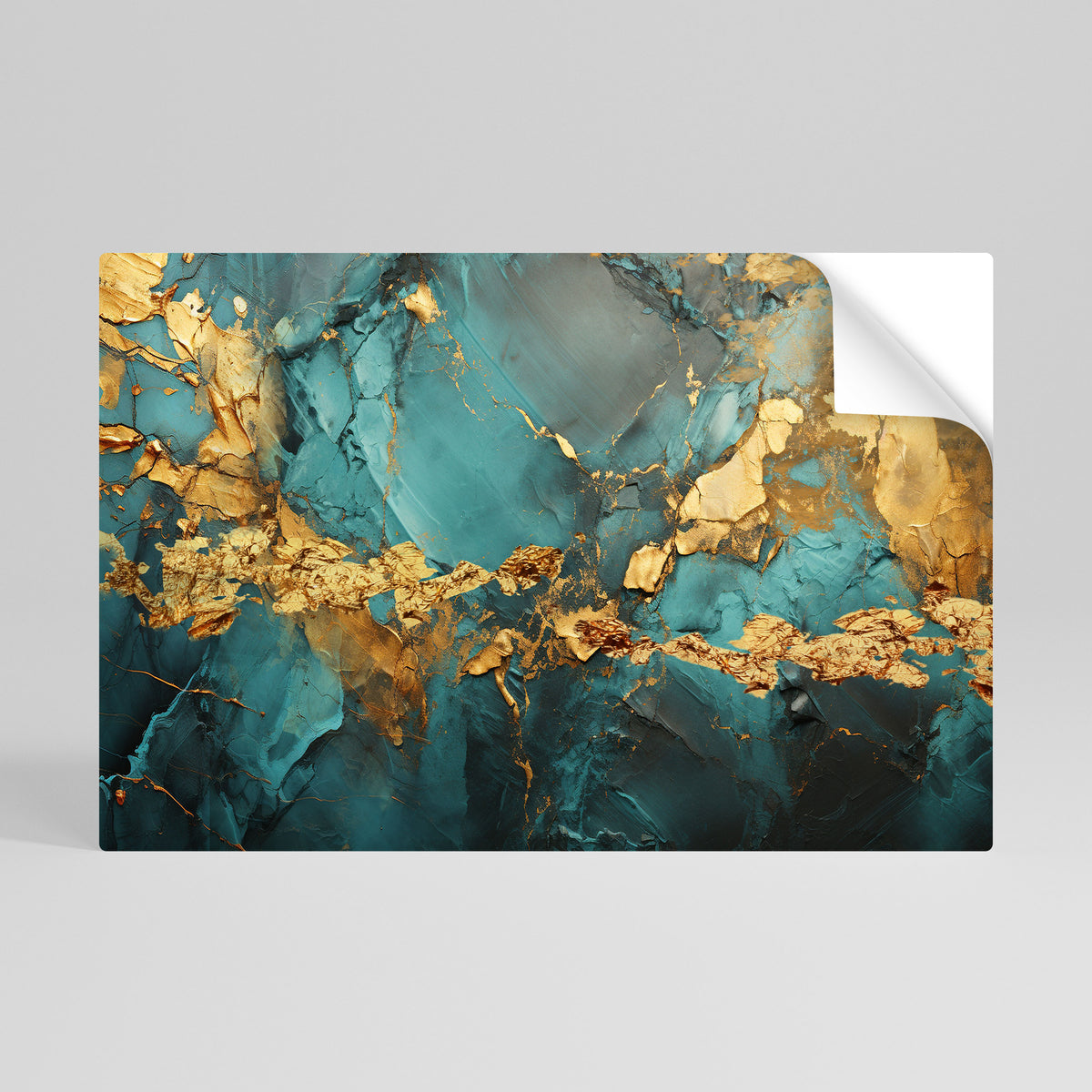 CELESTIAL GOLDRUSH Póster Autocolante Horizontal