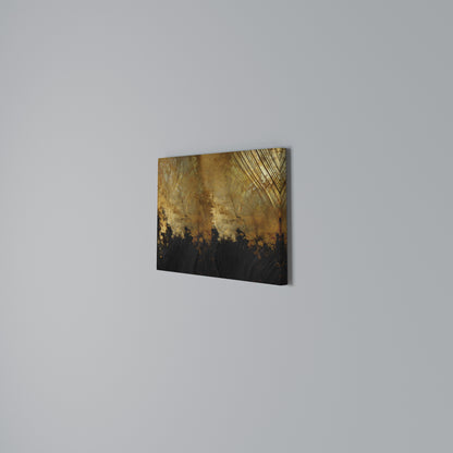 FLUID EMBER Horizontal Canvas Print