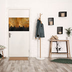 FLUID EMBER Peel and Stick Horizontal Poster