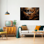 SHIMMERING ELEGANCE Peel and Stick Horizontal Poster