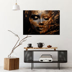 SHIMMERING BEAUTY Peel and Stick Horizontal Poster