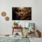 SHIMMERING BEAUTY Peel and Stick Horizontal Poster