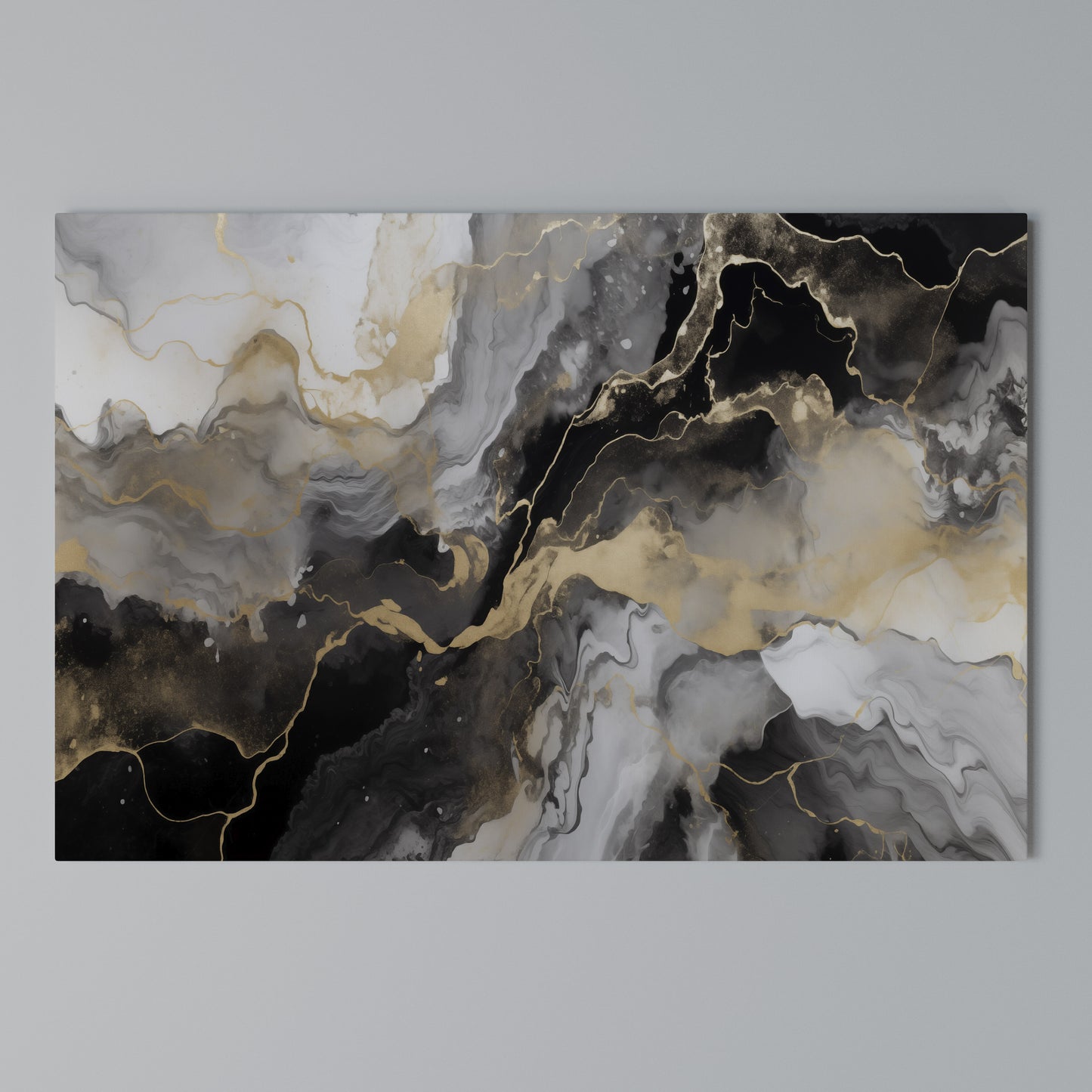 MYSTIC VEINS Horizontal Canvas Print