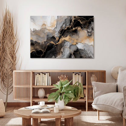 MYSTIC VEINS Horizontal Canvas Print