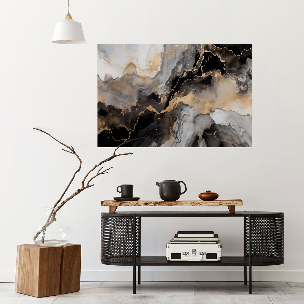 MYSTIC VEINS Poster Horizontal Autocolante