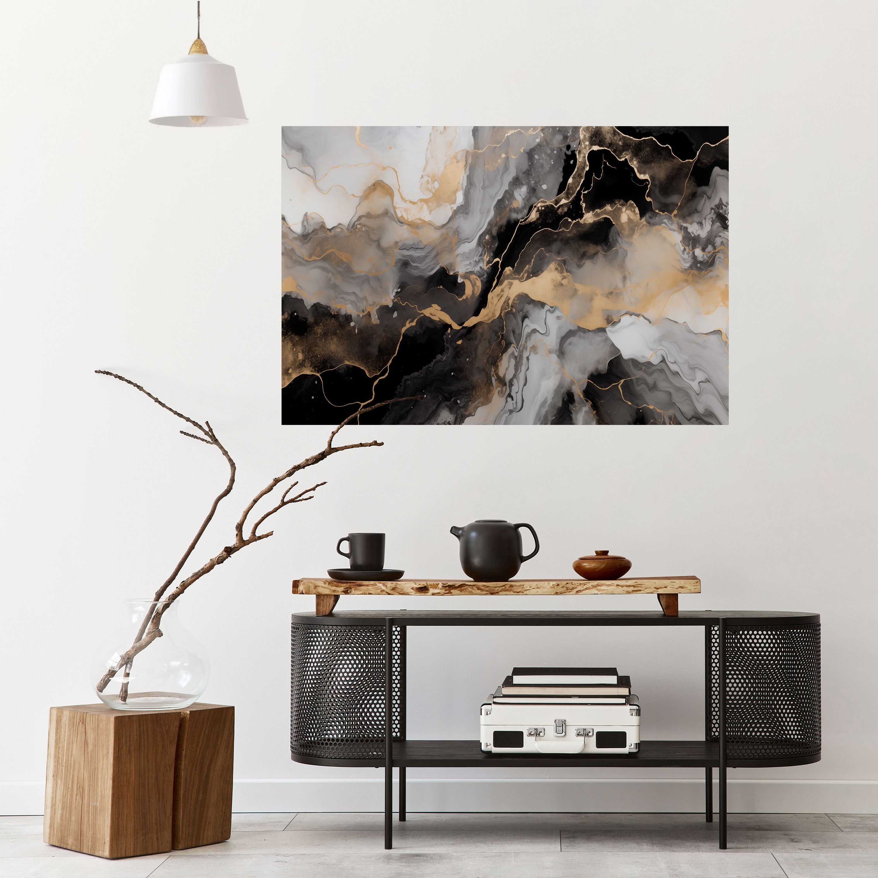 MYSTIC VEINS Poster Horizontal Autocolante