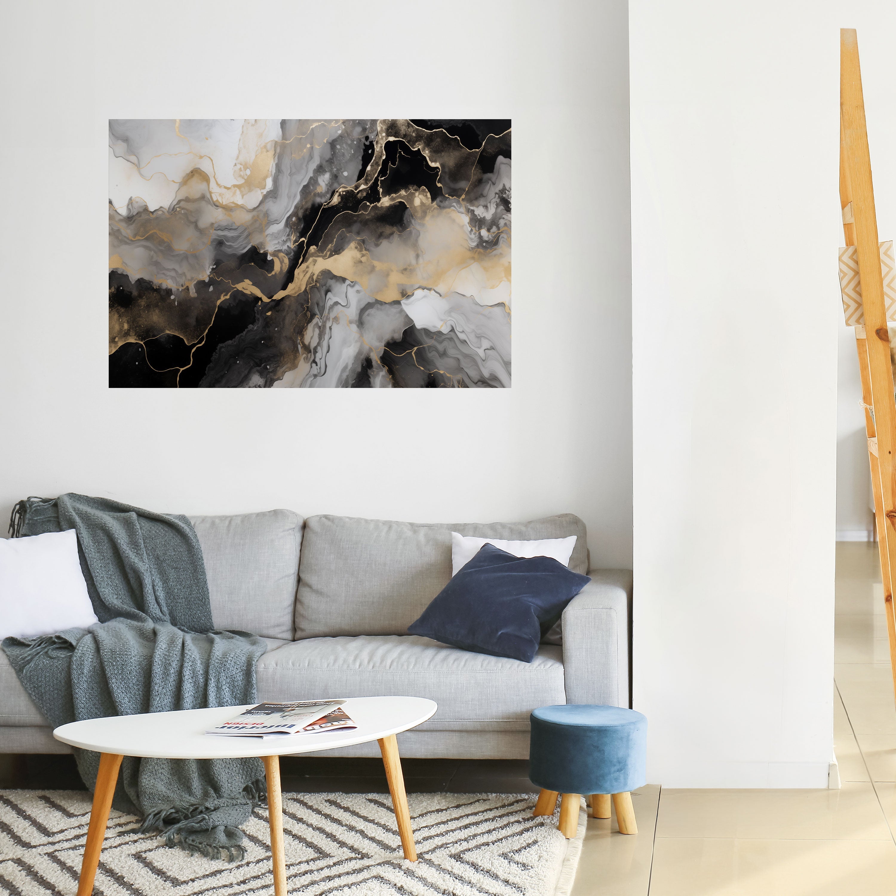 MYSTIC VEINS Poster Horizontal Autocolante