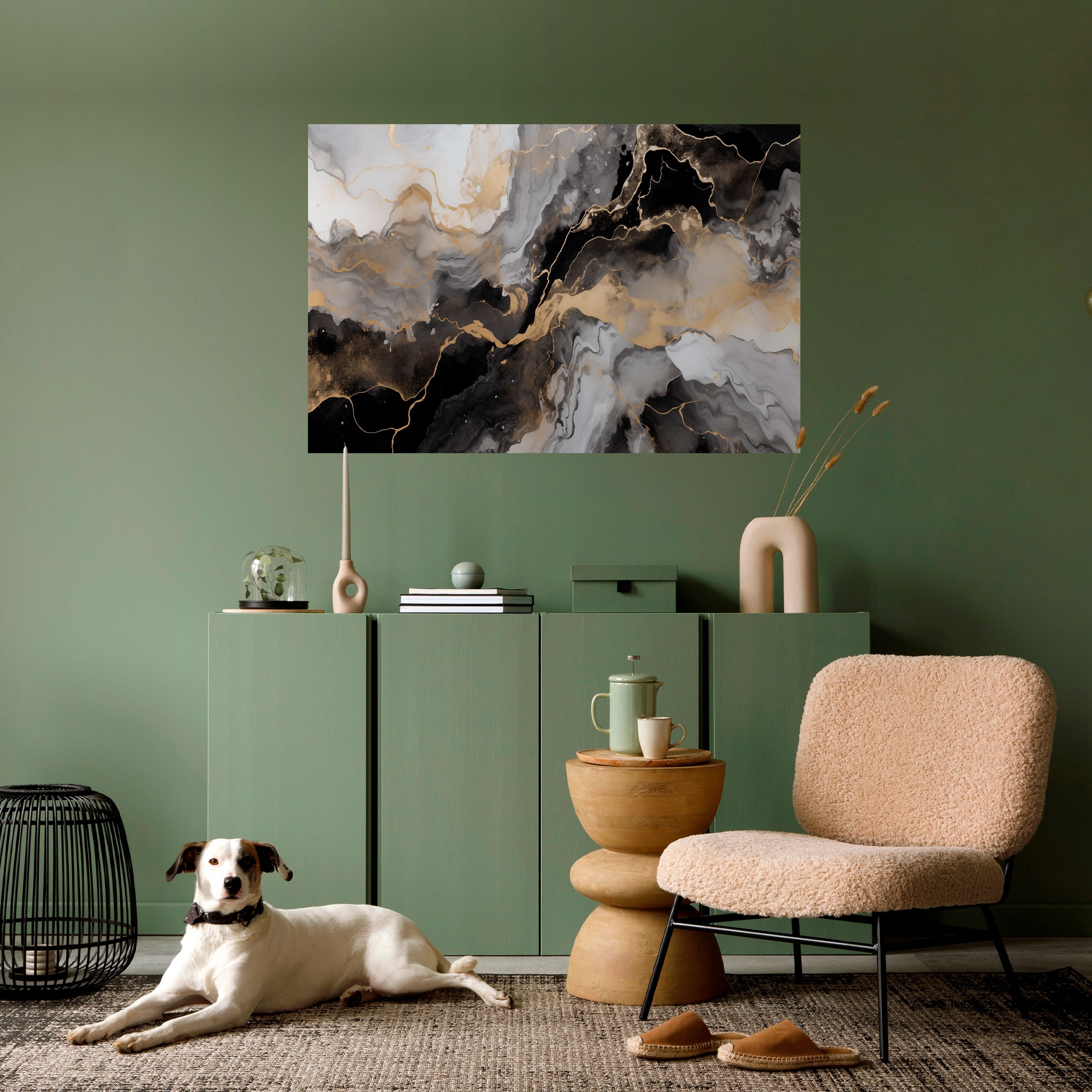 MYSTIC VEINS Poster Horizontal Autocolante