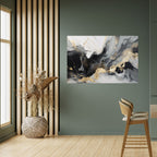 HARMONIOUS VEINS Peel and Stick Horizontal Poster