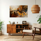 FLUID SYMPHONY Peel and Stick Horizontal Poster