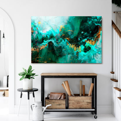 GRACEFUL WAVES Horizontal Canvas Print