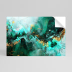 GRACEFUL WAVES Peel and Stick Horizontal Poster