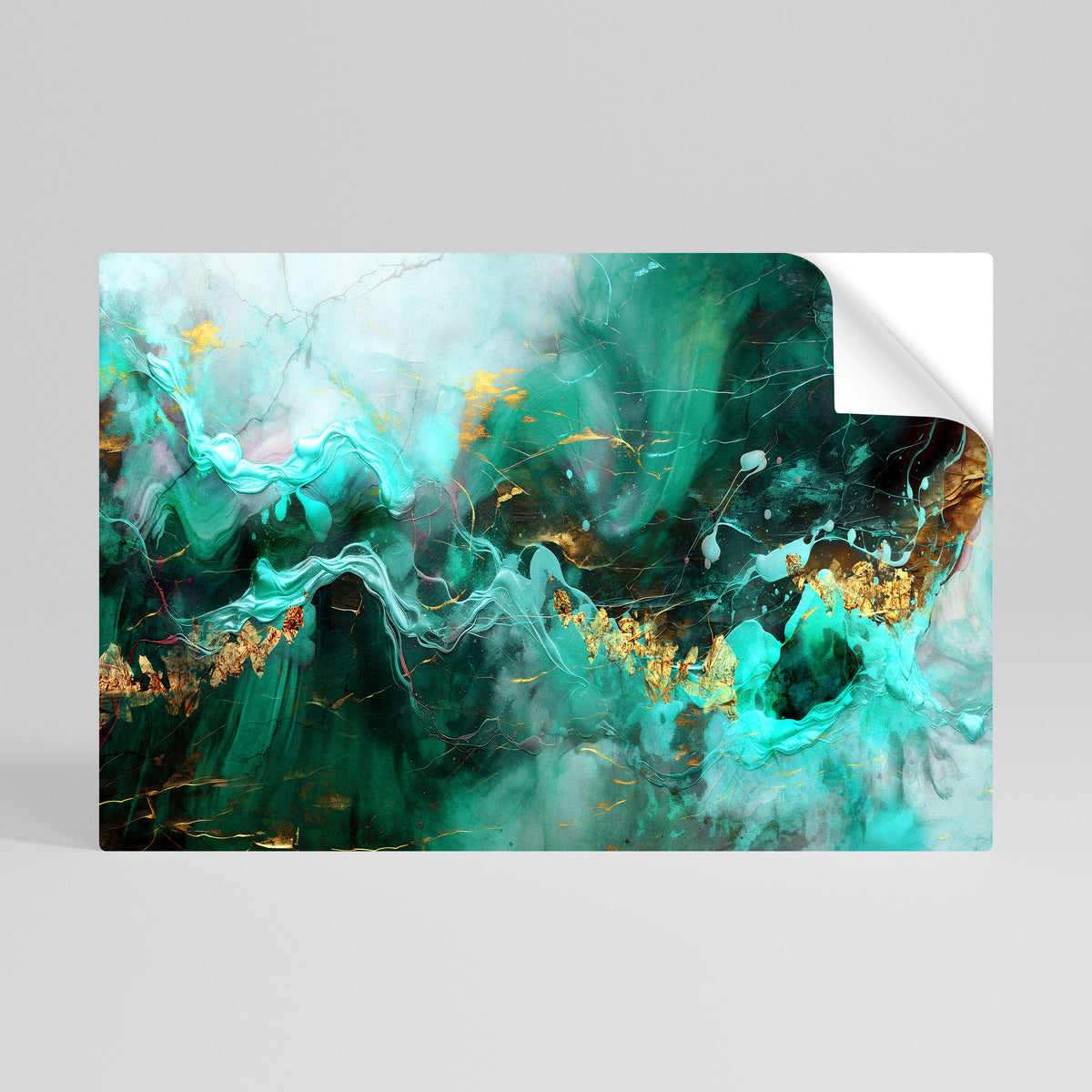GRACEFUL WAVES Póster Autocolante Horizontal