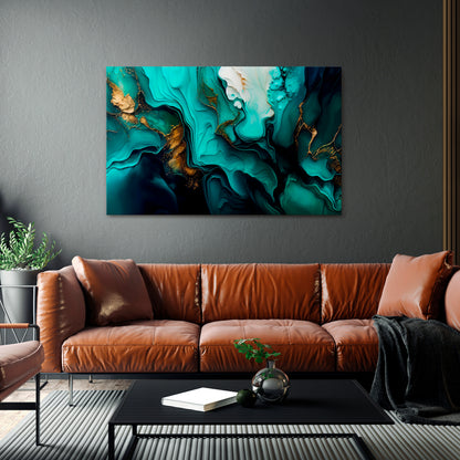 SUBLIME WHIRLS Horizontal Canvas Print