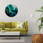 SUBLIME WHIRLS Quadro Redondo Decorativo
