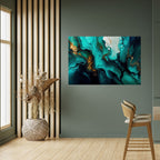 SUBLIME WHIRLS Peel and Stick Horizontal Poster