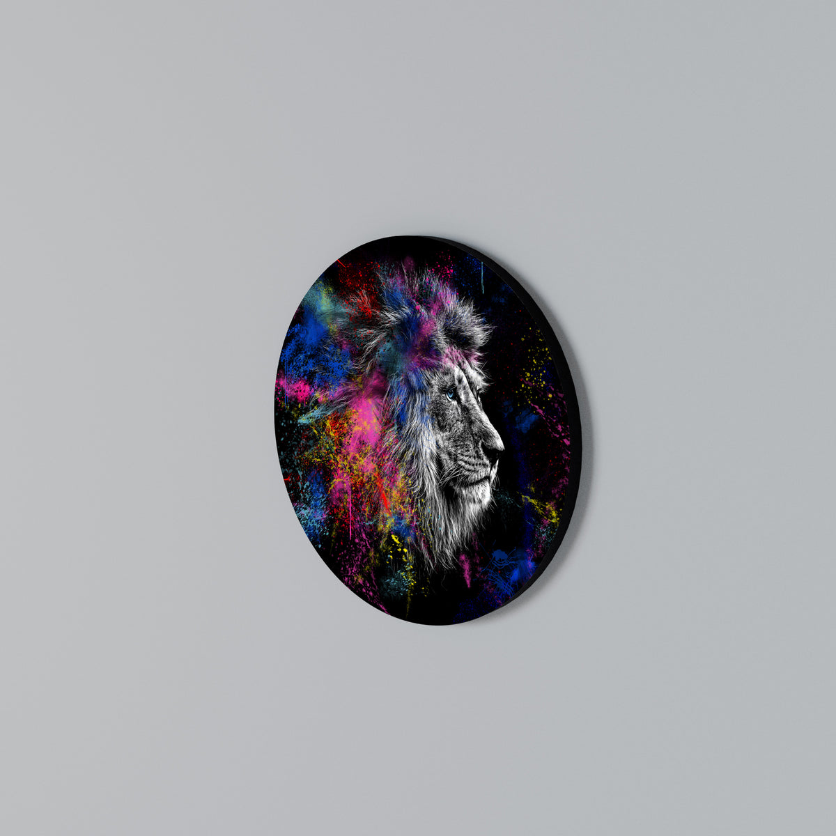 LION ARTISTRY Round Wall Art