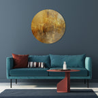 SEARING GLOW Quadro Redondo Decorativo