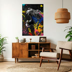 LEOPARD ARTISTRY Poster Vertical Autocolante