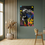 LEOPARD ARTISTRY Poster Vertical Autocolante
