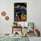 LEOPARD ARTISTRY Poster Vertical Autocolante
