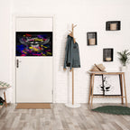 RACCOON ARTISTRY Poster Horizontal Autocolante