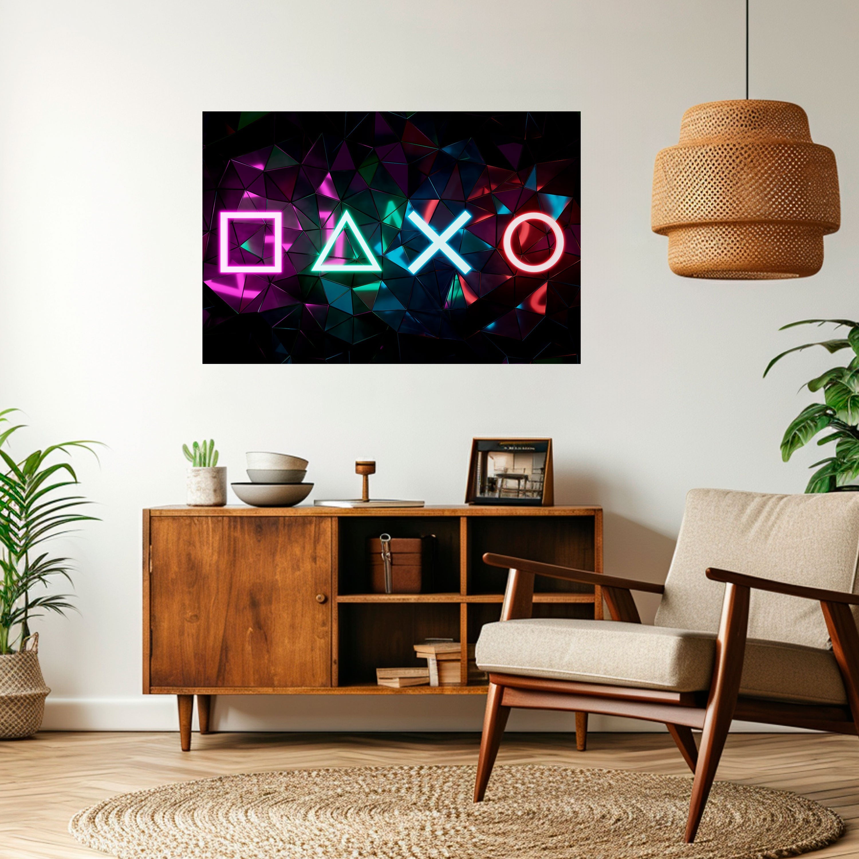 INFINITY ICON Peel and Stick Horizontal Poster