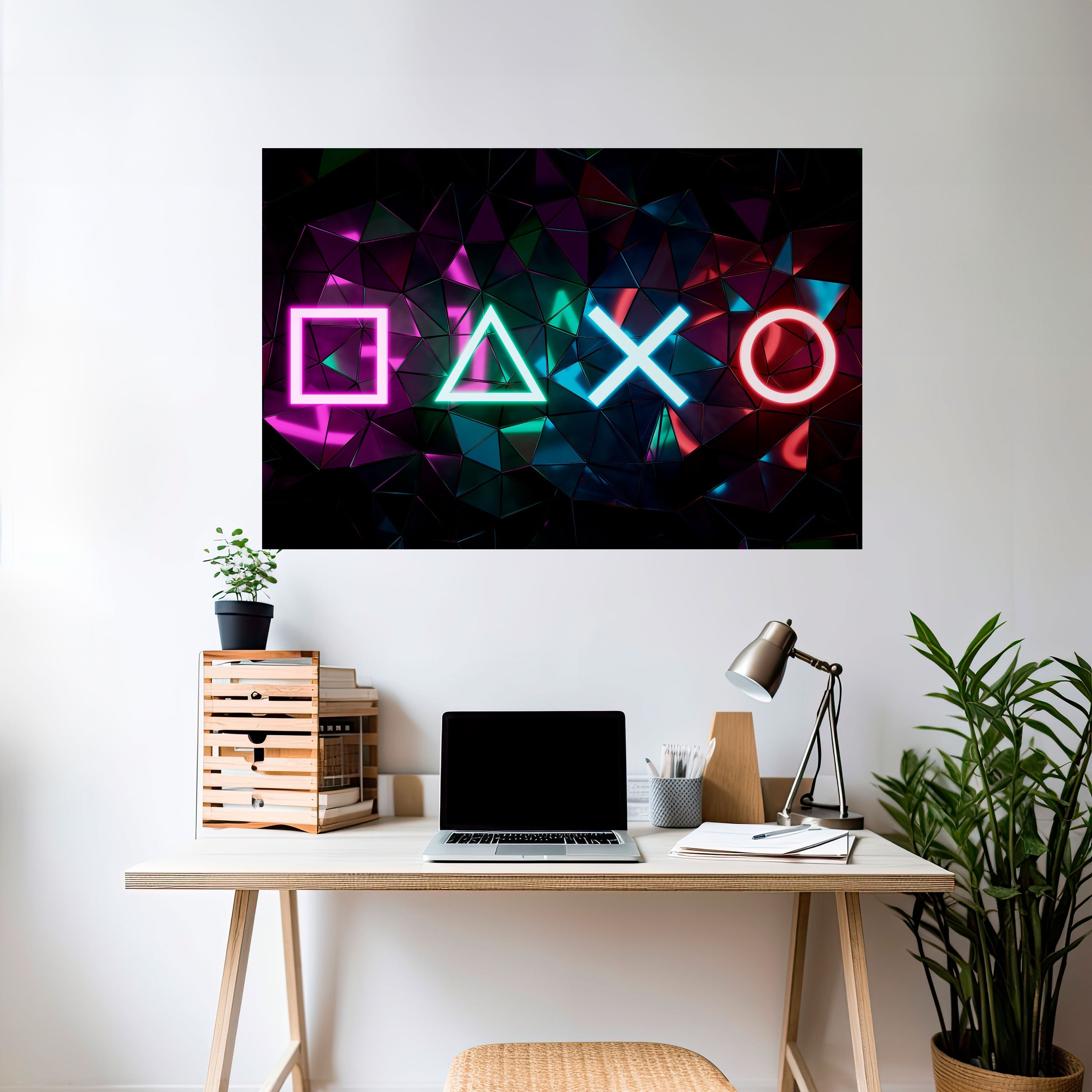 INFINITY ICON Peel and Stick Horizontal Poster