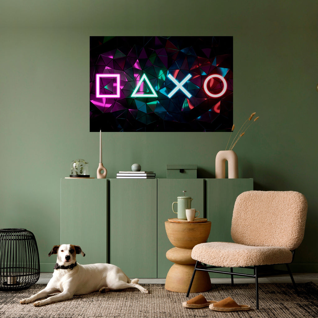 INFINITY ICON Peel and Stick Horizontal Poster