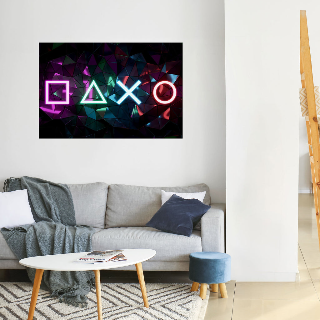 INFINITY ICON Peel and Stick Horizontal Poster