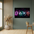 INFINITY ICON Peel and Stick Horizontal Poster