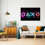 INFINITY ICON Peel and Stick Horizontal Poster