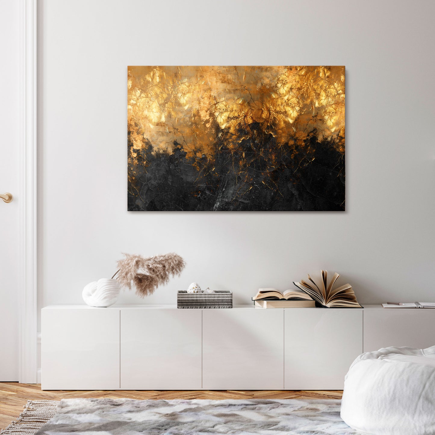 RADIANT SPARK Horizontal Canvas Print